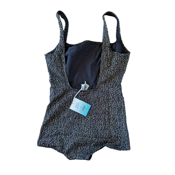 Demi Moore X Andie Swim The Marseilles One Piece Black Lurex Jacquard Size Small - Picture 4 of 8
